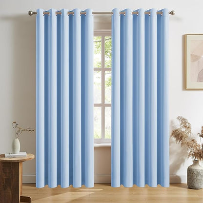 DUALIFE Extra Long 120 Inch Length Curtains