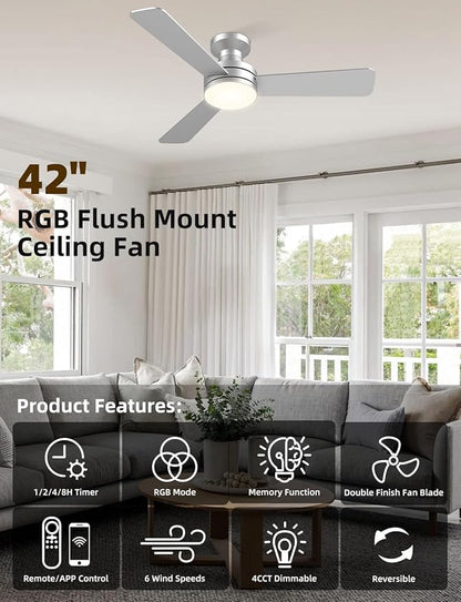 Homlit 42 inch RGB Ceiling Fan
