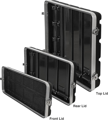 Sound Town Lightweight and Compact 4U ATA ABS Rack Case,