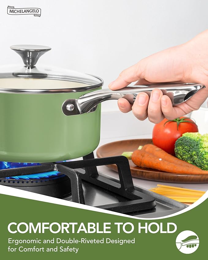 MICHELANGELO Pots and Pans Set Non Stick
