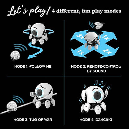 Thames & Kosmos Hero: Sound-Sensing Robot STEM Experiment Kit, Build a Robot That Reacts to Sounds, Explore Engineering, Sound Technology, Spatial Hearing, Quality Screen-Free, Educational Play
