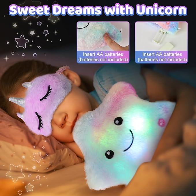 Jenria Unicorn Gifts for Girls, Christmas Birthday Gifts for Girls Age 3 4 5 6 7 8 9 10 Years Old Girl Birthday Gift Ideas, Girls Toys Age 6-8, Unicorn Toys for Daughter, Niece