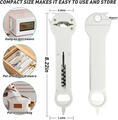 7 in 1 Jar Opener Bottle Opener and Wine Opener