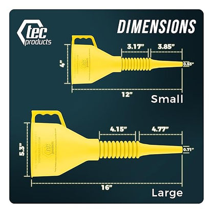 TEC Products FlexAll Long Flexible Funnels