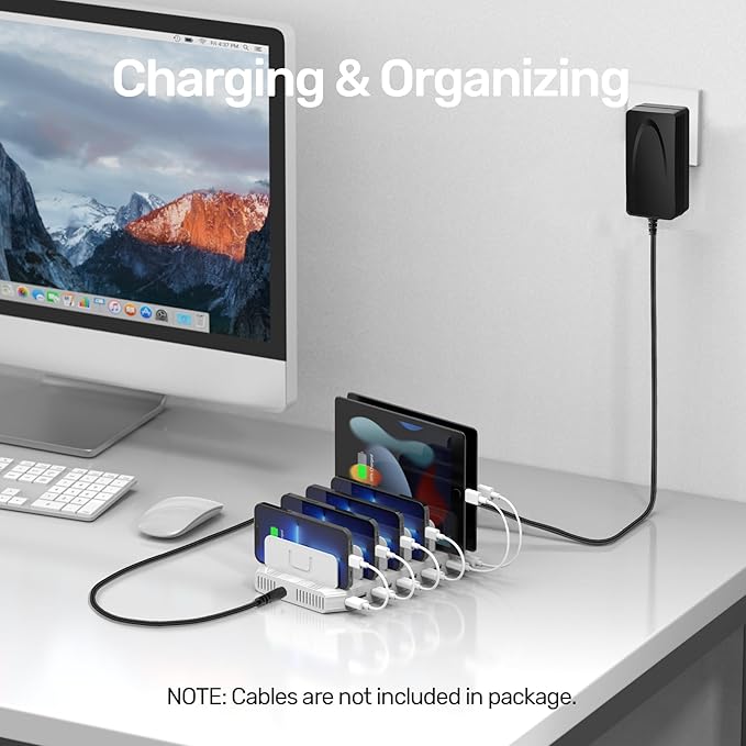 【5PCS】 Unitek Multi Charging Station, 10-Port USB Charger