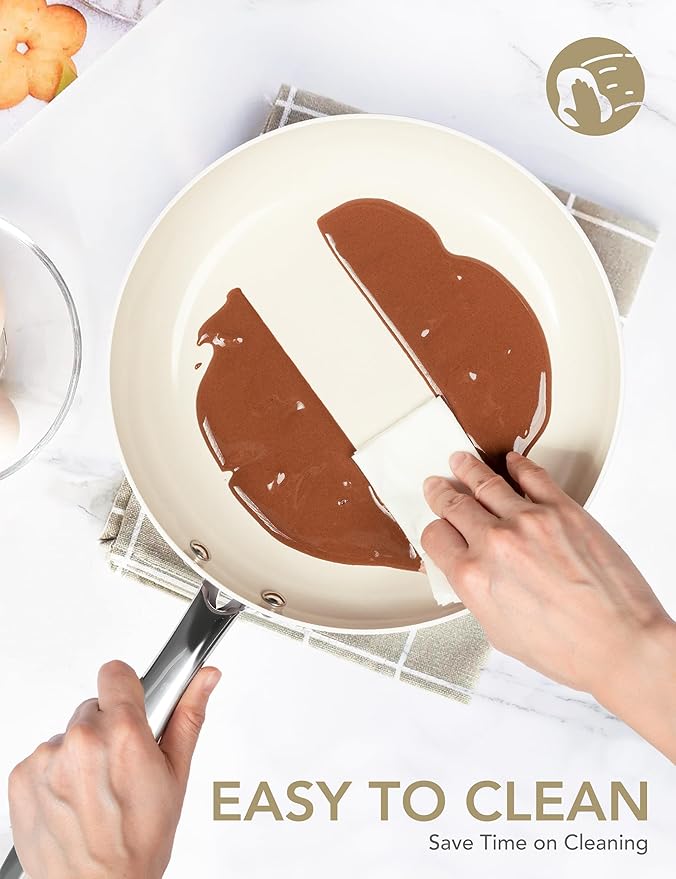 MICHELANGELO 12 Inch Frying Pan