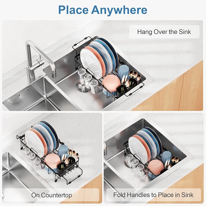 iSPECLE Small Sink Dish Drying Rack