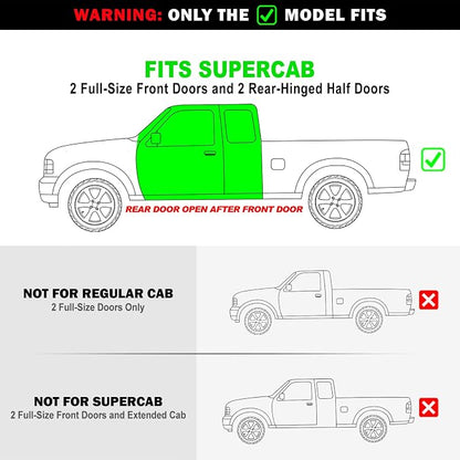 APS (304 Stainless Steel Polished Silver 6 inches) Running Boards Nerf Bars Side Steps Compatible with Ford Ranger Mazda B-Series 1999-2011 Super Cab 4-Door
