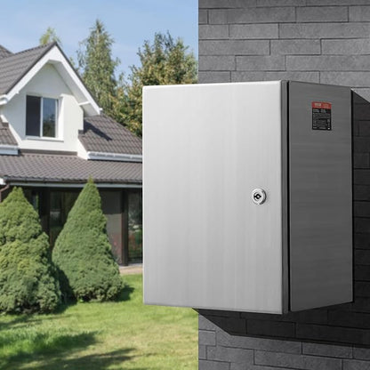 VEVOR NEMA Steel Enclosure, IP66 Waterproof & Dustproof, Outdoor/Indoor