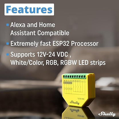 Shelly Plus RGBW PM | WiFi Smart Remote Control