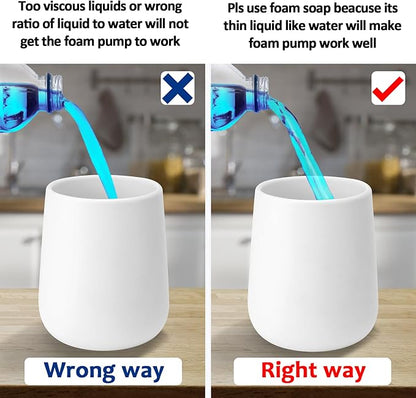 Soap Foaming Dispenser Ceramic