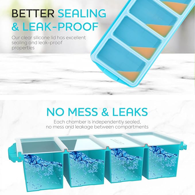 Silicone Freezer Tray With Lid