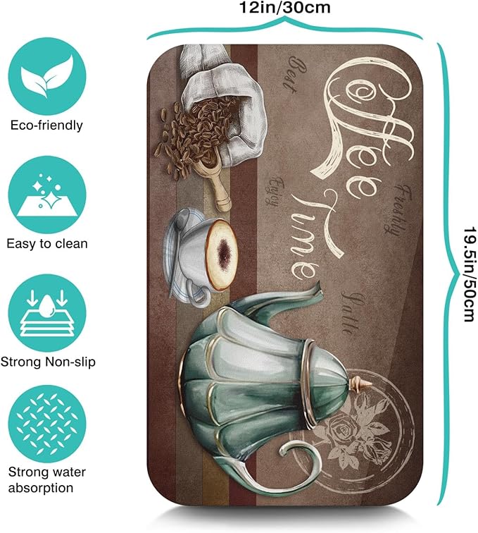 Coffee Bar Mat, Fits Under Coffee Machine