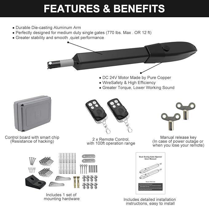 JUJIANG Automatic Gate Opener