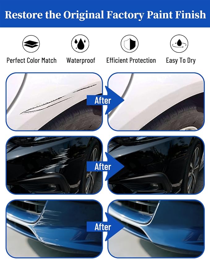 Nightfall Mica 8X5 Touch up Paint for Lexus-Exact Match Scratch Repair Kit 2-In-1 Premium Car Paint Pen for Chips & Nicks