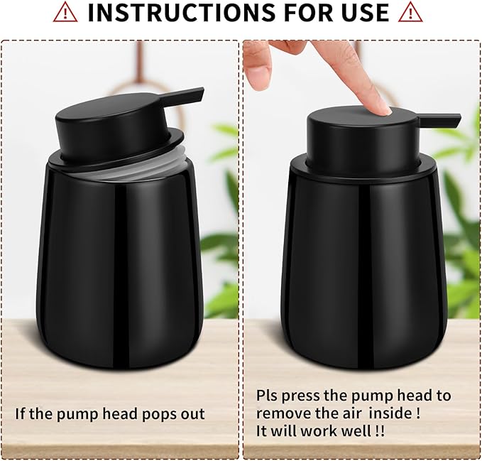 Soap Foaming Dispenser Ceramic