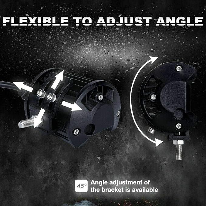 30Pcs Cube Triple Row Lights, Turboo Led Pod Lights 4 Inch 60W 12000LM Spot Flood Combo Light for Vehicle Accessories ATV UTV SUV Boat Pickup Lights