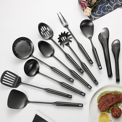 304 Stainlss Steel Matte Kitchen Utensils Set, Pasta Server