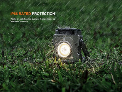 Fenix CL27R Camping Lantern Flashlight, 1600 lumens USB-C Rechargeable Waterproof Portable with White and Red LEDs and Lumentac Organizer for Hurricane Power Outage Emergency and Job Sites (Blue)
