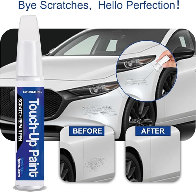 Granite Crystal Metallic PAU/LAU Touch Up Paint Compatible with RAM 2019-2024 1500/2500/3500, 2020-2024 Heavy Duty, 2-in-1 Scratch Repair Kit, Professional Color Match