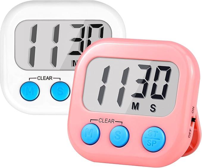 Timer for Kids Teachers Supplies Digital Kitchen Timers for Cooking Large