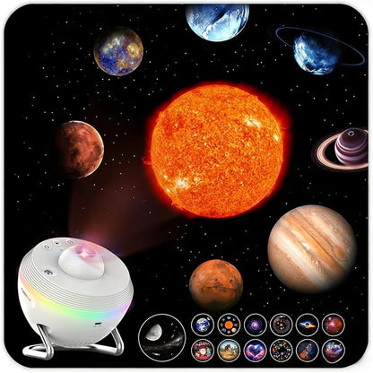Galaxy Projector for Bedroom, 13 in 1 Planetarium Projector