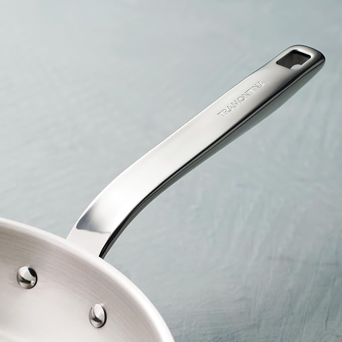 Tramontina Tempo Tri-Ply Base Stainless Steel 10-Inch Frying Pan,
