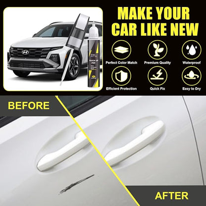 XNA Amazon Gray(A5G) for Hyundai Touch Up Paint, Car Scratch Remover for Nicks and Chips Repair, 2-In-1 Quick & Easy Fix Car Scratch Repair Kit with Exact Color-Matched