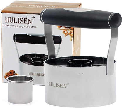 HULISEN Donut Cutter, 3.5 inch Stainless Steel Doughnut Cutter