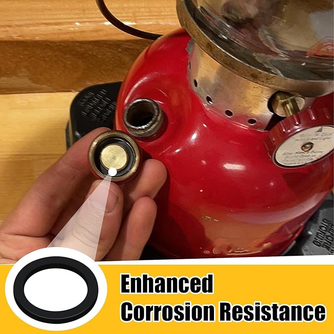 NEBOO 10-Pack No. 2 Fuel Cap Seals Replacement for Coleman 220 Lanterns and Stoves with Large 3-Piece Fuel Caps