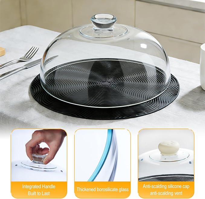 Glass Microwave Splatter Cover