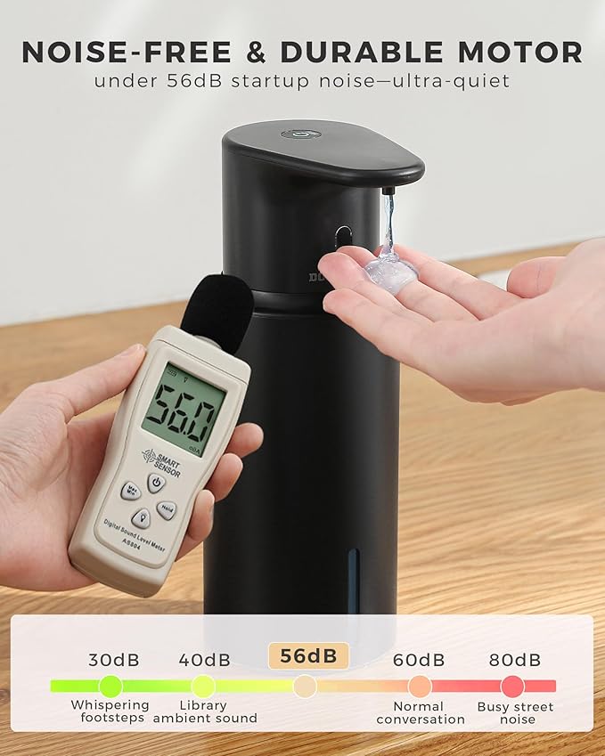 Automatic Liquid Soap Dispenser Touchless, 304 Stainless Steel Bottle Body