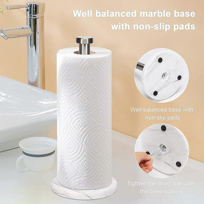 NearMoon Standing Paper Towel Holder, Kitchen Paper Towel Tissue Holder-