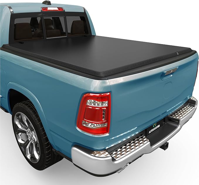AUTOSAVER88 Soft Roll Up Truck Bed Tonneau Cover Fit for 2002-2024 Dodge Ram 1500 (Classic ONLY), Fit for 2003-2026 Dodge Ram 2500 3500 6.4ft Bed w/o RamBox