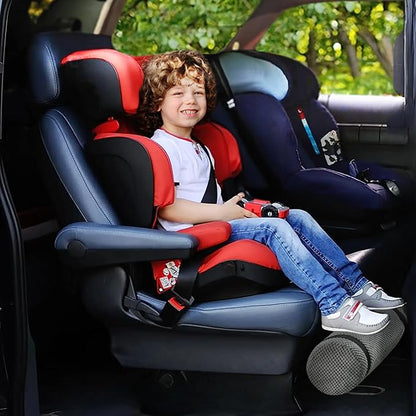Car Seat Foot Rest for Kids | Car Seat Accessories | Leg Rest for Car Seat Kids | Car Foot Rest with Extra Long Straps Adjusts to Any Carseat Or Toodlers Booster Seat Navy by SWANOO