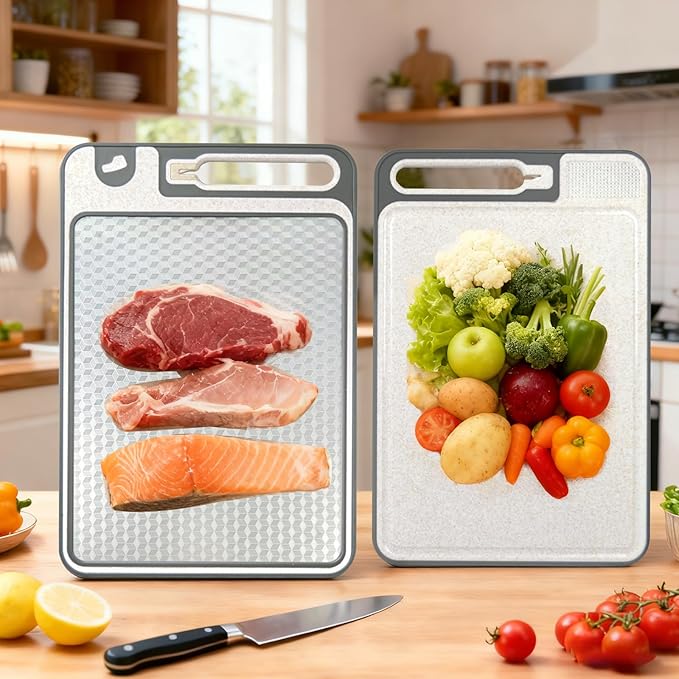 Stainless Steel Cutting Board, Dishwasher Safe, Scratch-Resistant