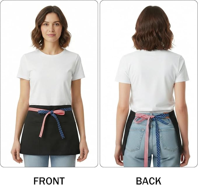 BOHARERS 3-Pocket Waist Apron