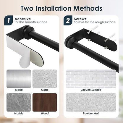 theaoo Under Cabinet Paper Towel Holder
