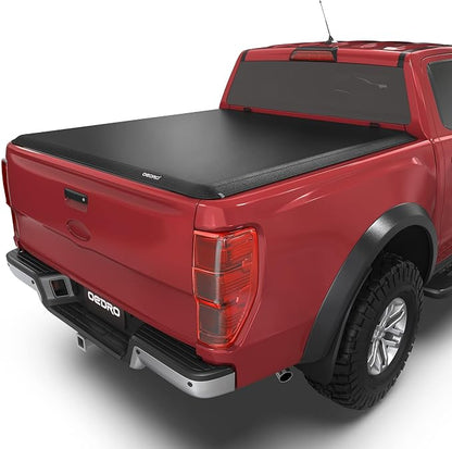 OEDRO Soft Roll Up Truck Bed Tonneau Cover Compatible with 1999-2026 Ford F250 F350 F-250 F-350 Superduty 8 ft Bed
