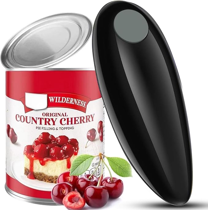Electric Can Opener, Handheld One-touch Automatic Can opener, Smooth Edge