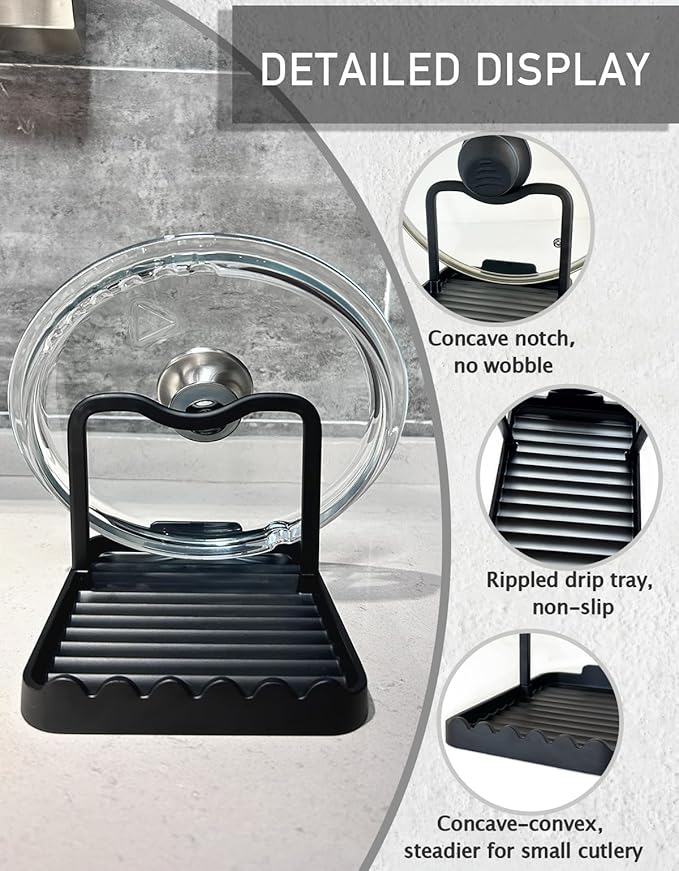 Anti-Rust Metal Spoon Rest