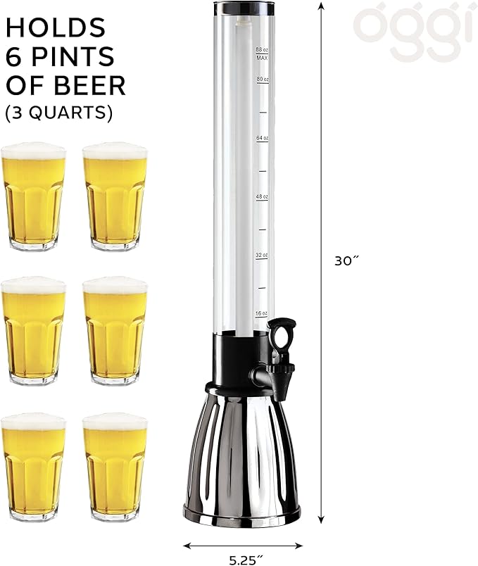 OGGI Beer Tower 88oz