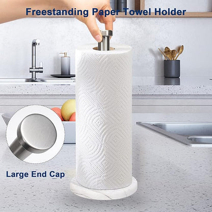NearMoon Standing Paper Towel Holder, Kitchen Paper Towel Tissue Holder-