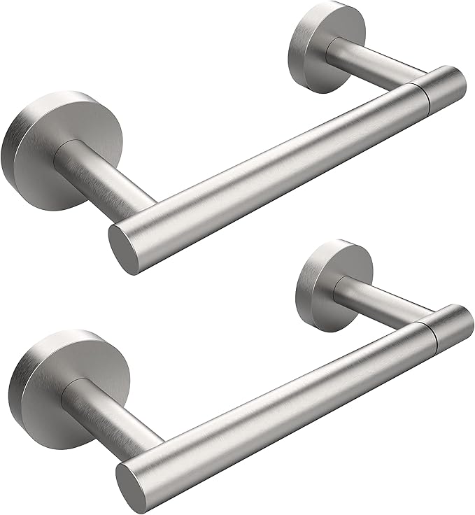 RARXTR Brushed 2 Pack Toilet Paper Holder SUS304 Stainless Steel Double Post