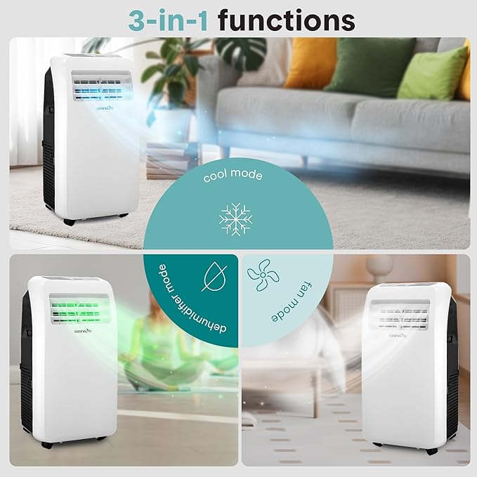 SereneLife Portable Air Conditioner 12, 000 BTU