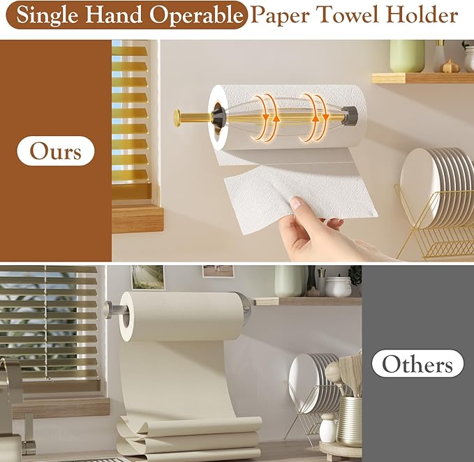 Paper Towel Holder Under Cabinet