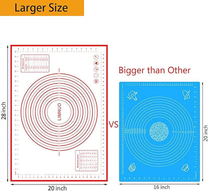 Silicone Baking Mat，Non Stick Rolling Dough