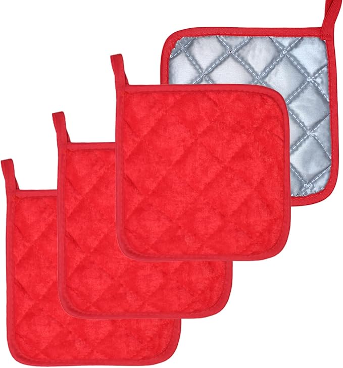 4 Pack Pot Holders for Kitchen Clearance Oven Potholders Sets for Kitchens Hot