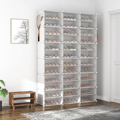 ROJASOP Portable Shoe Rack Organizer