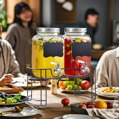1 Gallon Glass Drink Dispenser